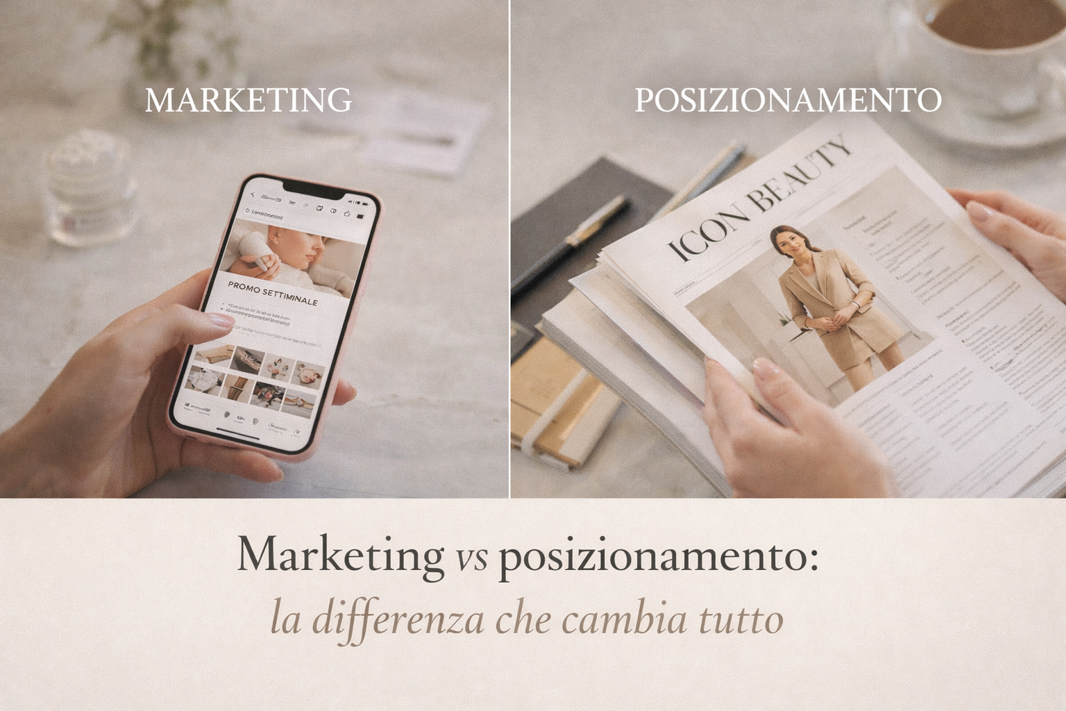 Non è marketing. È posizionamento: il potere del magazine